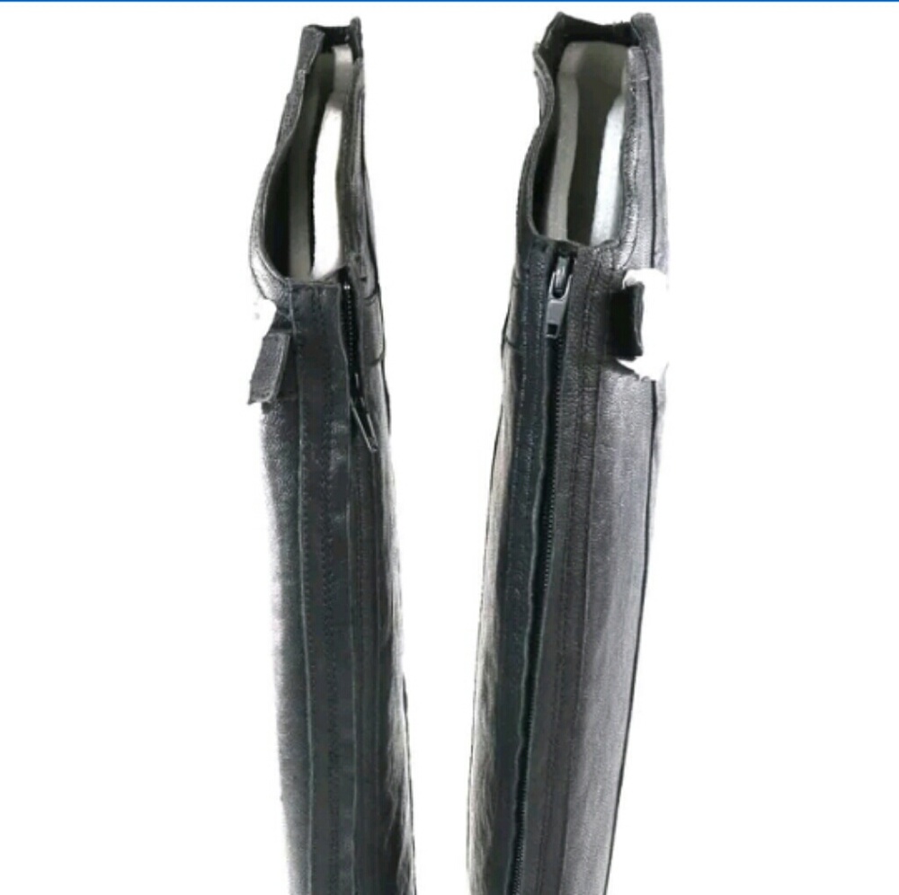 Kensie leather OTK boots black size 7 worn once! - Picture 3 of 5